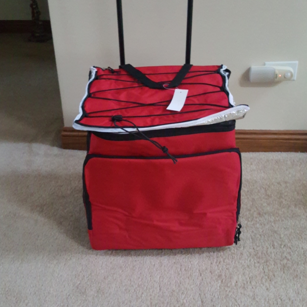 Heavy duty thick insulated roller zippered bag